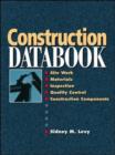 Image for The construction data book