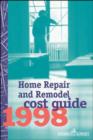 Image for Home repair and remodel cost guide, 1998