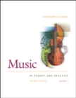 Image for Music in Theory and Practice : v. 2 : WITH  Anthology CD