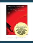 Image for Operations management for competitive advantage : With Student DVD and OLC Card