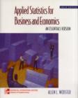 Image for Applied Statistics for Business &amp; Economics : An Essential Version : With Data Disk