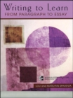 Image for Writing to Learn from Paragraph to Essay (Book 3)