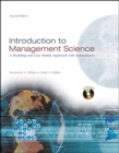 Image for Introduction to management science  : a modeling and case studies approach with spreadsheets