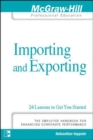 Image for Importing and exporting  : 24 lessons to get you started