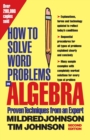 Image for How to solve word problems in algebra