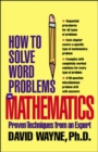 Image for How to solve word problems in mathematics