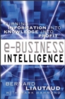 Image for E-business intelligence  : turning information into knowledge and knowledge into profit
