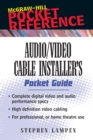 Image for Audio/video cable installer&#39;s pocket guide