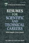 Image for Resumes for scientific and technical careers.