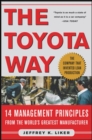 Image for The Toyota way  : fourteen management principles from the world&#39;s greatest manufacturer