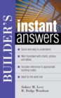 Image for BUILDER&#39;S INSTANT ANSWERS