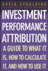 Image for Investment Performance Attribution