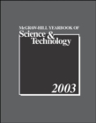 Image for McGraw-Hill yearbook of science &amp; technology 2003  : comprehensive coverage of recent events and research