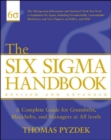 Image for The six sigma handbook: a complete guide for green belts, black belts, and managers at all levels