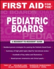Image for First Aid for the Pediatric Boards