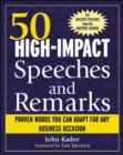 Image for 50 High-Impact Speeches and Remarks