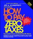 Image for How to Pay Zero Taxes