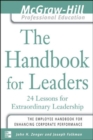 Image for The handbook for leaders  : 24 lessons for extraordinary leadership