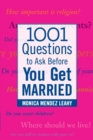 Image for 1,001 questions to ask before you get married