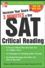 Image for Increase Your Score in 3 Minutes a Day : Sat Critical Reading