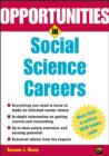 Image for Opportunities in social science careers