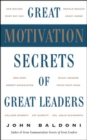 Image for Great Motivation Secrets of Great Leaders