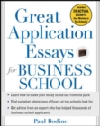 Image for Great application essays for business school