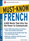 Image for Must-know French  : 4,000 words that give you the power to communicate