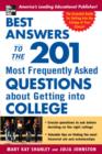 Image for 201 most frequently asked questions about getting into college
