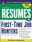 Image for Resumes for first-time job hunters: with sample cover letters