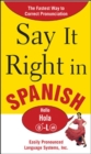 Image for Say It Right In Spanish