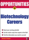 Image for Opportunities in Biotech Careers