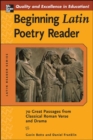 Image for Beginning Latin poetry reader