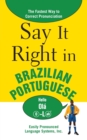 Image for Say It Right in Brazilian Portuguese