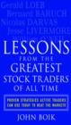 Image for Lessons from the greatest stock traders of all time