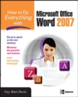 Image for How to do everything with Microsoft Office Word 2007