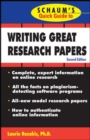Image for Schaum&#39;s quick guide to writing great research papers