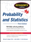 Image for Schaum&#39;s Outline of Probability and Statistics, 3/E