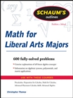 Image for Schaum&#39;s outlines: mathematics for liberal arts majors