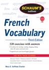 Image for Schaum&#39;s outline of French vocabulary