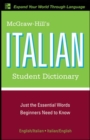 Image for McGraw-Hill&#39;s Italian Student Dictionary
