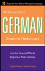 Image for McGraw-Hill&#39;s German Student Dictionary