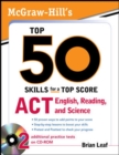 Image for Top 50 English, reading, and science skills for ACT success