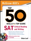 Image for Top 50 reading and writing skills for SAT success  : how to think like a literary genius