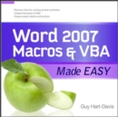 Image for Word 2007 macros &amp; VBA made easy
