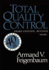 Image for Total Quality Control, Revised (Fortieth Anniversary Edition), Volume 1