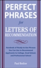 Image for Perfect Phrases for Letters of Recommendation