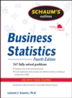 Image for Schaum&#39;s Outline of Business Statistics, Fourth Edition