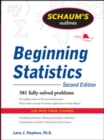 Image for Schaum&#39;s outline of beginning statistics