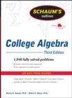 Image for Schaum&#39;s Outline of College Algebra, Third Edition